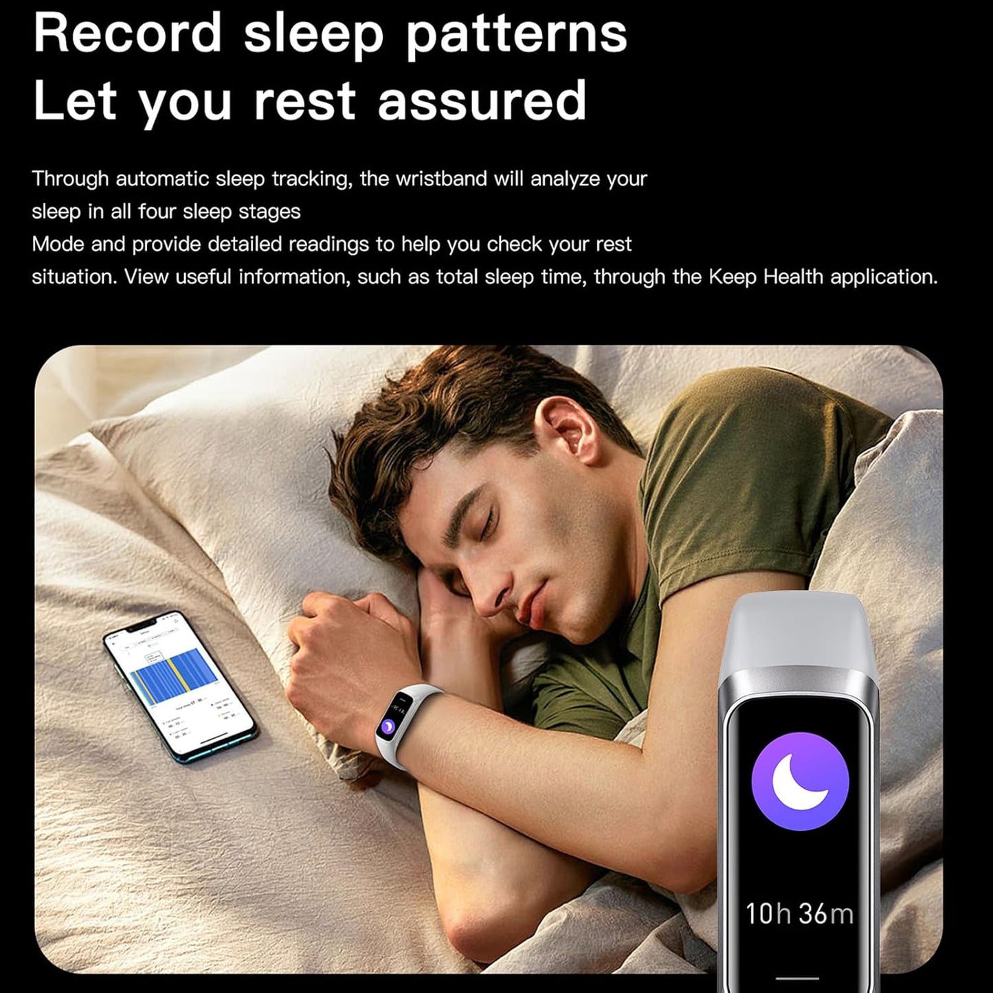 Amoled Health & Fitness Tracker Watch for Men & Women - Slim & Stylish with 25 Sports Modes, Heart Rate & Blood Pressure Monitor, IP68 Waterproof, Step Counter, Alarm & Timer